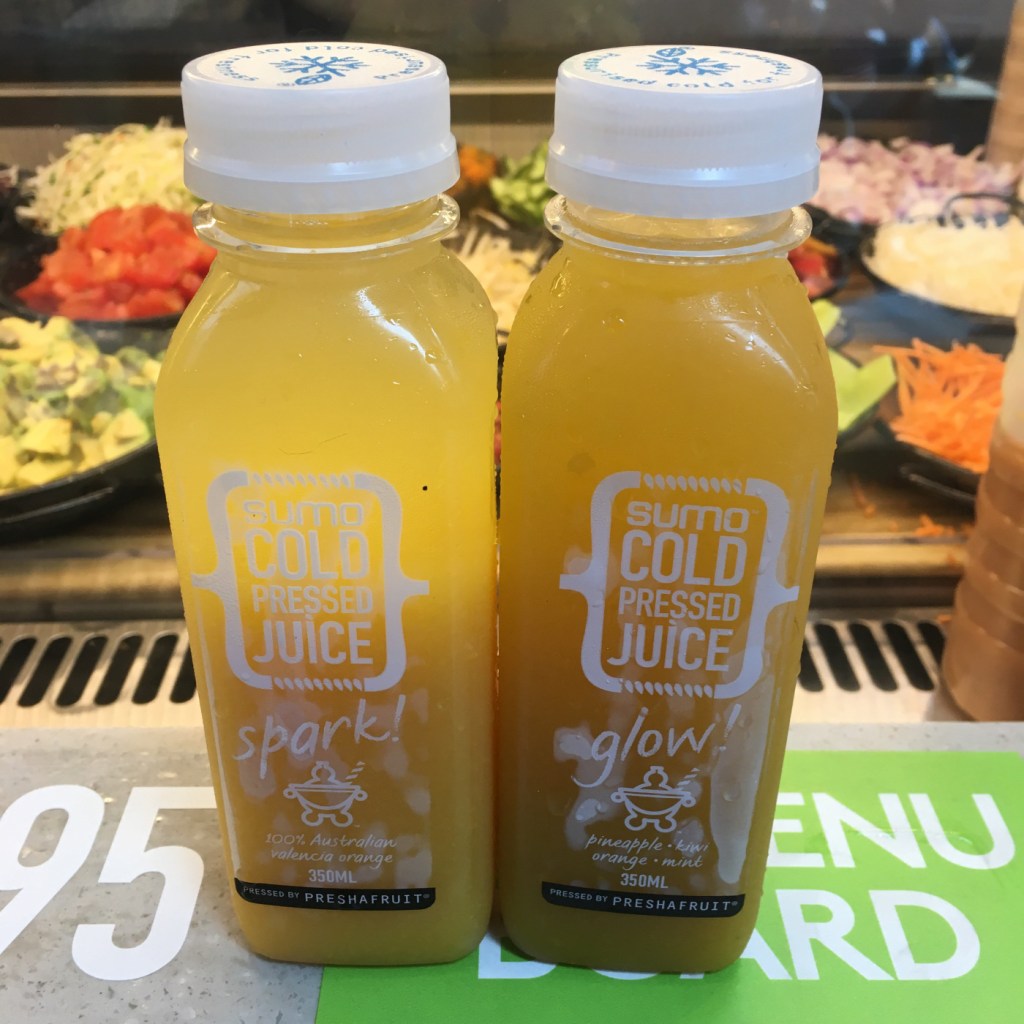 Cold pressed juice from Sumo&nbsp;Salad